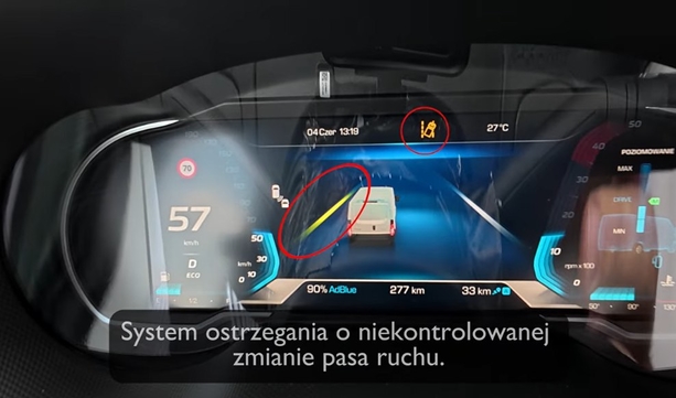 IVECO Daily LDWS: Jak działa System ostrzegania o niekontrolowanej zmianie pasa